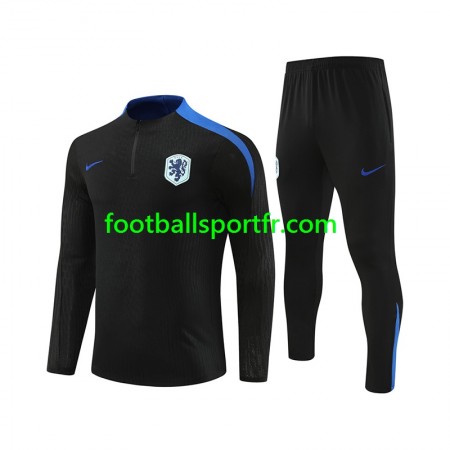 Pays-Bas Ensemble Sweat d'entrainement Noir 2024